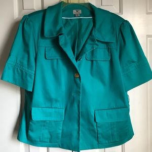 Teal blazer / jacket
